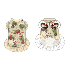 Hearthside Holiday - Heirloom Treasures - La Petite Shimmy Dress
