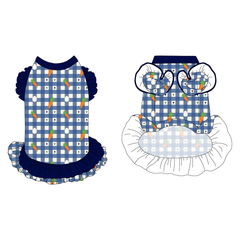 Hop & Proper - La Petite Shimmy Dress With Double Skirt