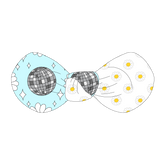 I'm Wildflower About You - Disco Daisies - The Knot Bow