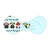 I'm Wildflower About You - Hanging With My Gnomies - The Knot Bow