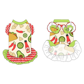 Life Is Better With Tacos & - La Petite Shimmy Dress With Double Skirt