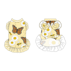 I'm Wildflower About You - Don't Worry Bee Happy - La Petite Shimmy Dress