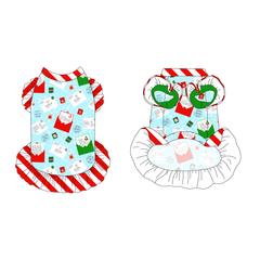 Letters To Santa Paws - La Petite Shimmy Dress