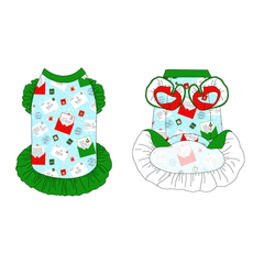 Letters To Santa Paws - La Petite Shimmy Dress