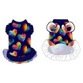 Love In Color - Love In Color - La Petite Shimmy Dress With Double Skirt