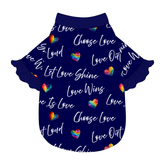 Love In Color - Love Out Loud - The Shimmy Edge Tee