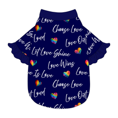 Love In Color - Love Out Loud - The Shimmy Edge Tee