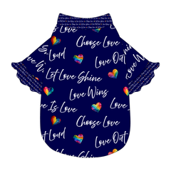 Love In Color - Love Out Loud - The Shimmy Edge Tee