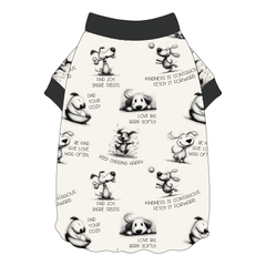 Love, Illustrated - Flutter Waist Tee