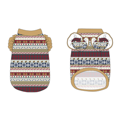 Stitched In Snow - Mistletoe Cabin - La Petite Shimmy Tank