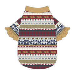 Stitched In Snow - Mistletoe Cabin - The Shimmy Edge Tee