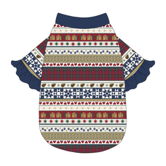 Stitched In Snow - Mistletoe Cabin - The Shimmy Edge Tee