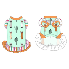 No Prob-Llama - La Petite Shimmy Dress With Double Skirt