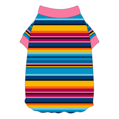 La Vida Floral - Paseo Stripe - Flutter Waist Tee