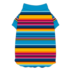 La Vida Floral - Paseo Stripe - Flutter Waist Tee