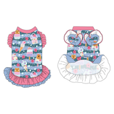 Poolside Pops - Poolside Pops - La Petite Shimmy Dress With Double Skirt
