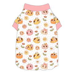 Pumpkins And Petals - Flutter Waist Tee