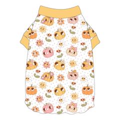 Pumpkins And Petals - Flutter Waist Tee