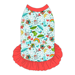 Rainy Day Delight - The Tank With Skirt