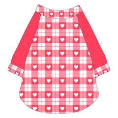 Valentine Plaids - Red Heart Plaid - The Raglan Jersey