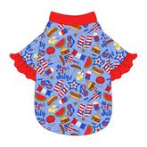 Red, White & BBQ - Red, White & BBQ - The Shimmy Edge Tee