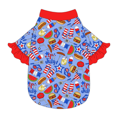 Red, White & BBQ - Red, White & BBQ - The Shimmy Edge Tee