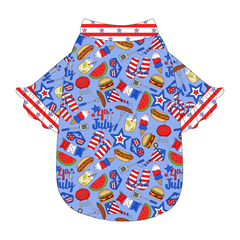 Red, White & BBQ - Red, White & BBQ - The Shimmy Edge Tee