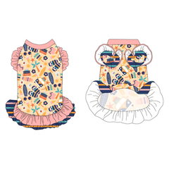 Scoops of Sunshine - Scoops Of Sunshine - La Petite Shimmy Dress With Double Skirt