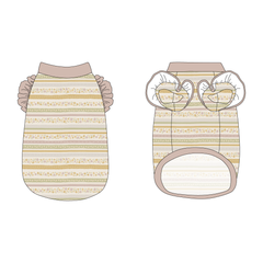 Eggstra Special - Springtime Stripes - La Petite Shimmy Tank