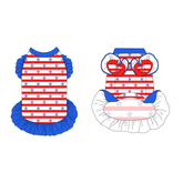 Red, White & BBQ - Stars & Stripes - La Petite Shimmy Dress