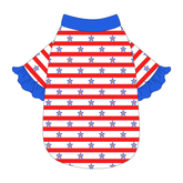 Red, White & BBQ - Stars & Stripes - The Shimmy Edge Tee