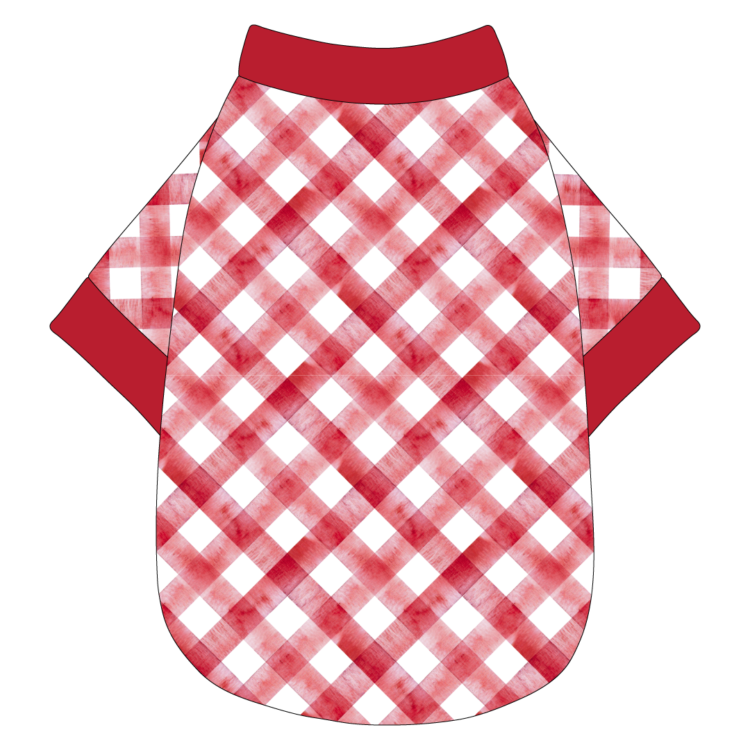 Apple-solutely Adorable - Apple Gingham - The Basic Tee