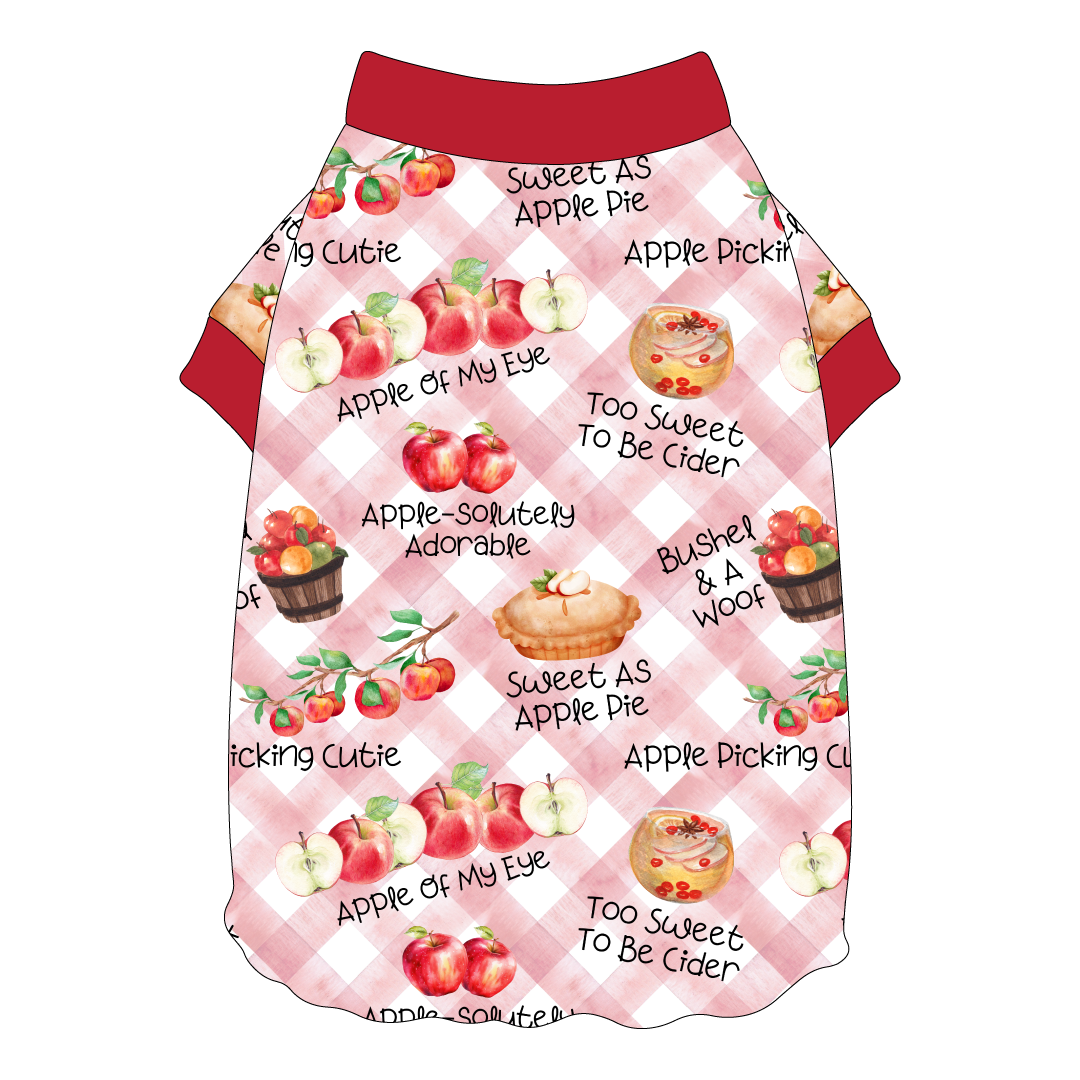 Apple-solutely Adorable - Apple-solutely Adorable - Flutter Waist Tee