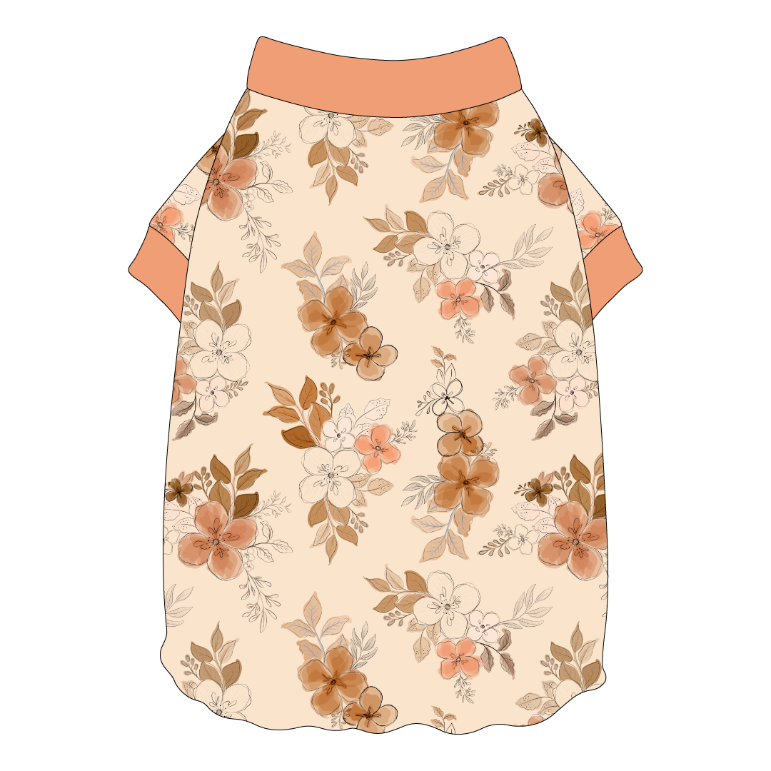 Kiss & Tell - Apricot Kiss - Flutter Waist Tee