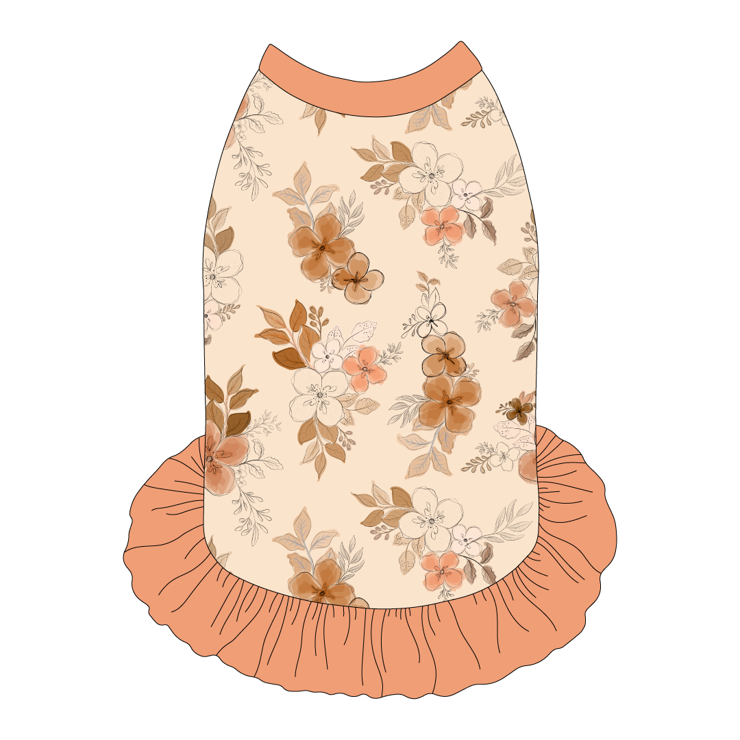 Kiss & Tell - Apricot Kiss - The Tank With Skirt
