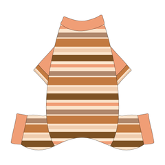 Kiss & Tell - Apricot Kiss Stripe - Mon Ami Jammies