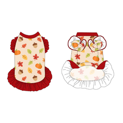 Autumn Sweater - Autumn Ditsy - La Petite Shimmy Dress
