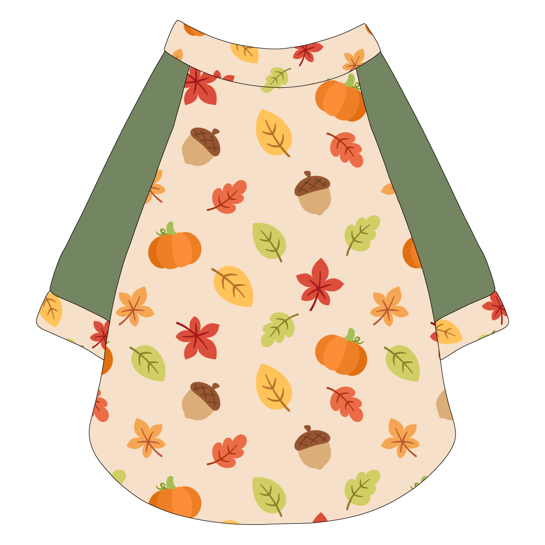 Autumn Sweater - Autumn Ditsy - The Raglan Jersey
