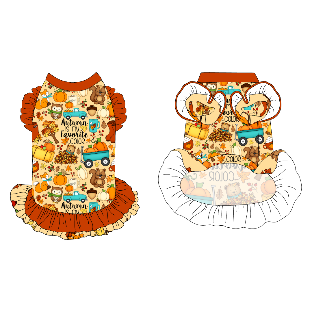 Autumn Is My Favorite Color - Autumn Is My Favorite Color - La Petite Shimmy Dress With Double Skirt