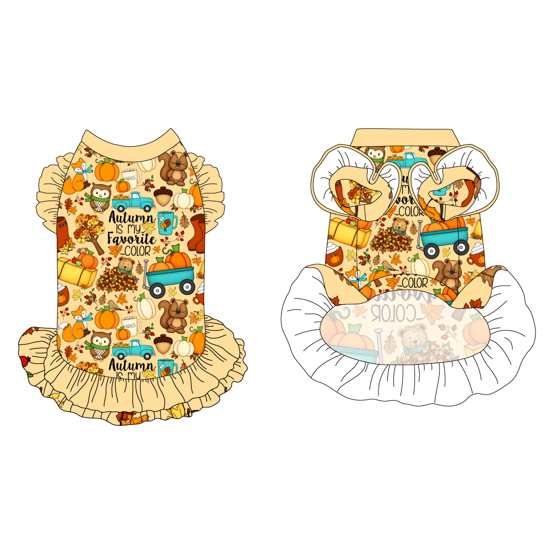Autumn Is My Favorite Color - Autumn Is My Favorite Color - La Petite Shimmy Dress With Double Skirt