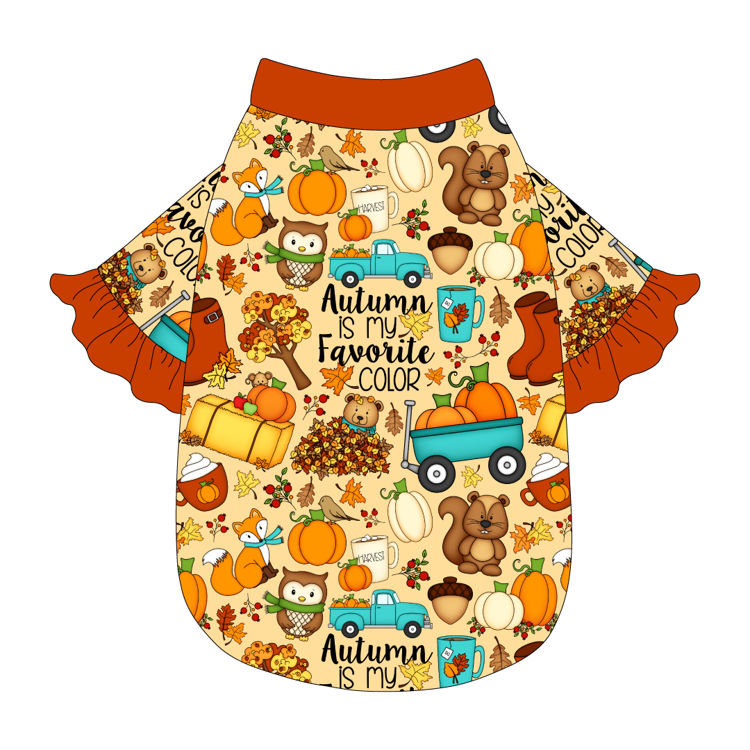 Autumn Is My Favorite Color - Autumn Is My Favorite Color - The Shimmy Edge Tee