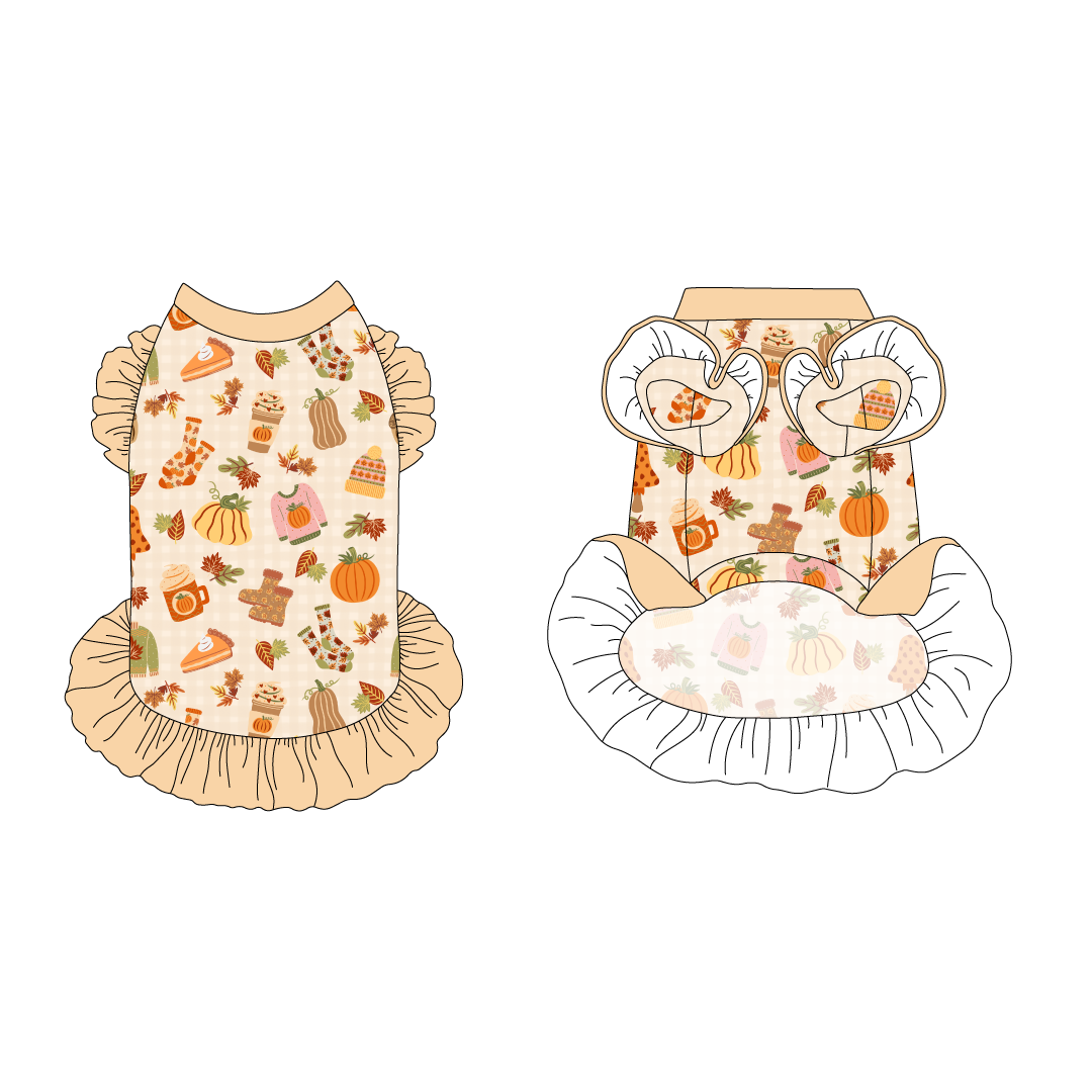 Autumn Vibes Only - Autumn Vibes Only - La Petite Shimmy Dress
