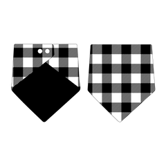 It's Fall Y'all - Buffalo Plaid B/W - The Bandana