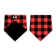 Twas The Night Before Christmas - Buffalo Plaid B/R - The Bandana