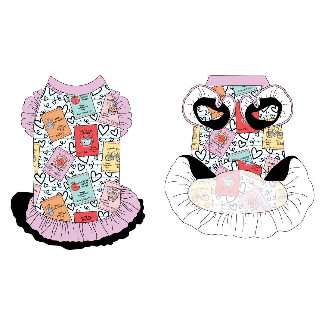 Be Mine - La Petite Shimmy Dress With Double Skirt