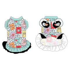 Be Mine - La Petite Shimmy Dress With Double Skirt