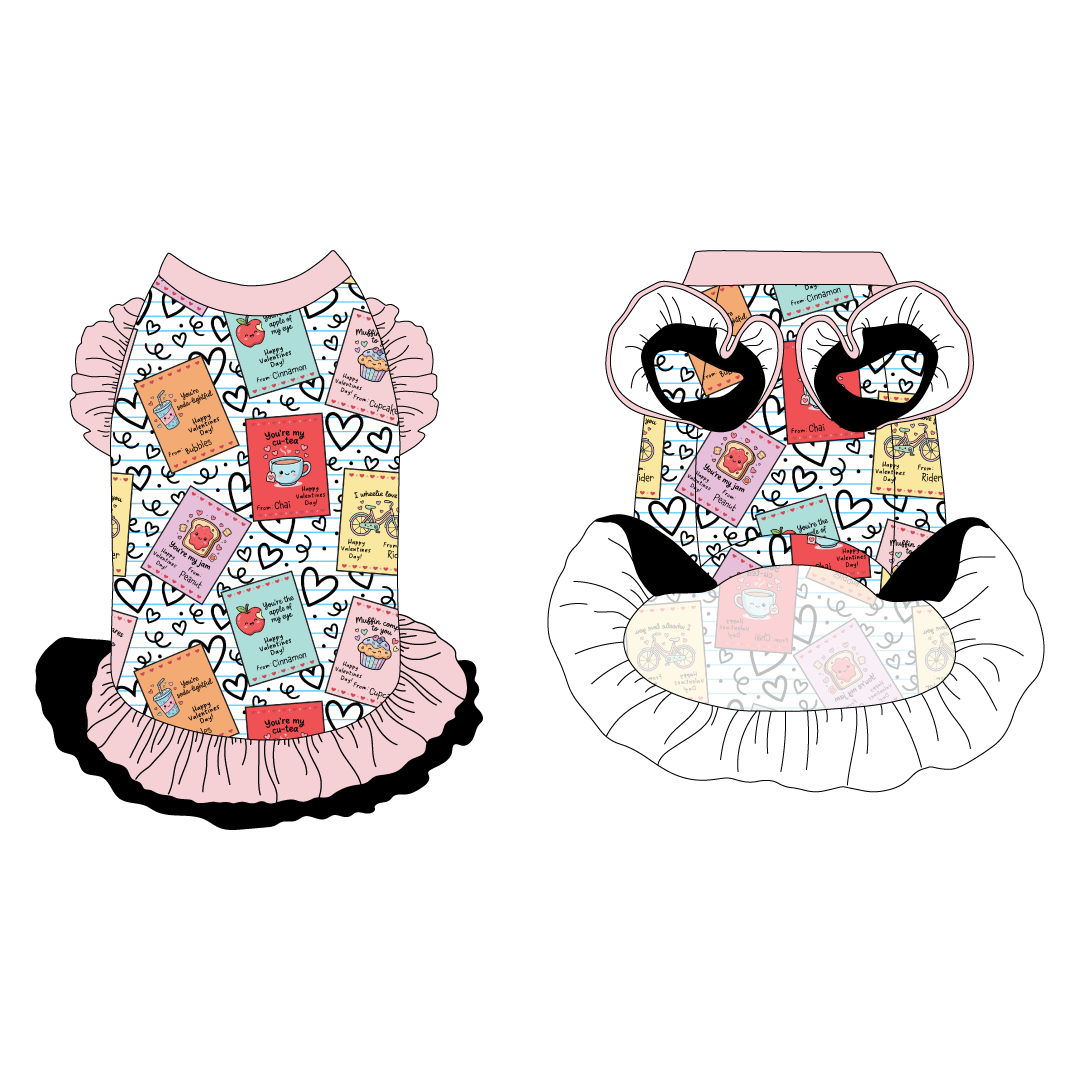 Be Mine - La Petite Shimmy Dress With Double Skirt