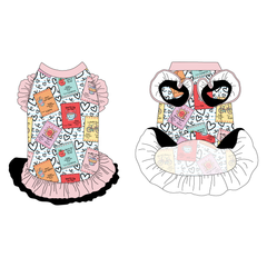 Be Mine - La Petite Shimmy Dress With Double Skirt