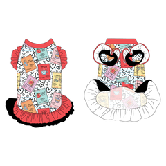 Be Mine - La Petite Shimmy Dress With Double Skirt