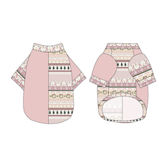 Stitched In Snow - Blush Noel - The 2N1 Tee